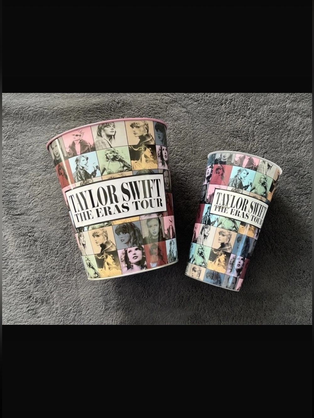 Taylor Swift Eras Tour Popcorn Bucket/Cup Set